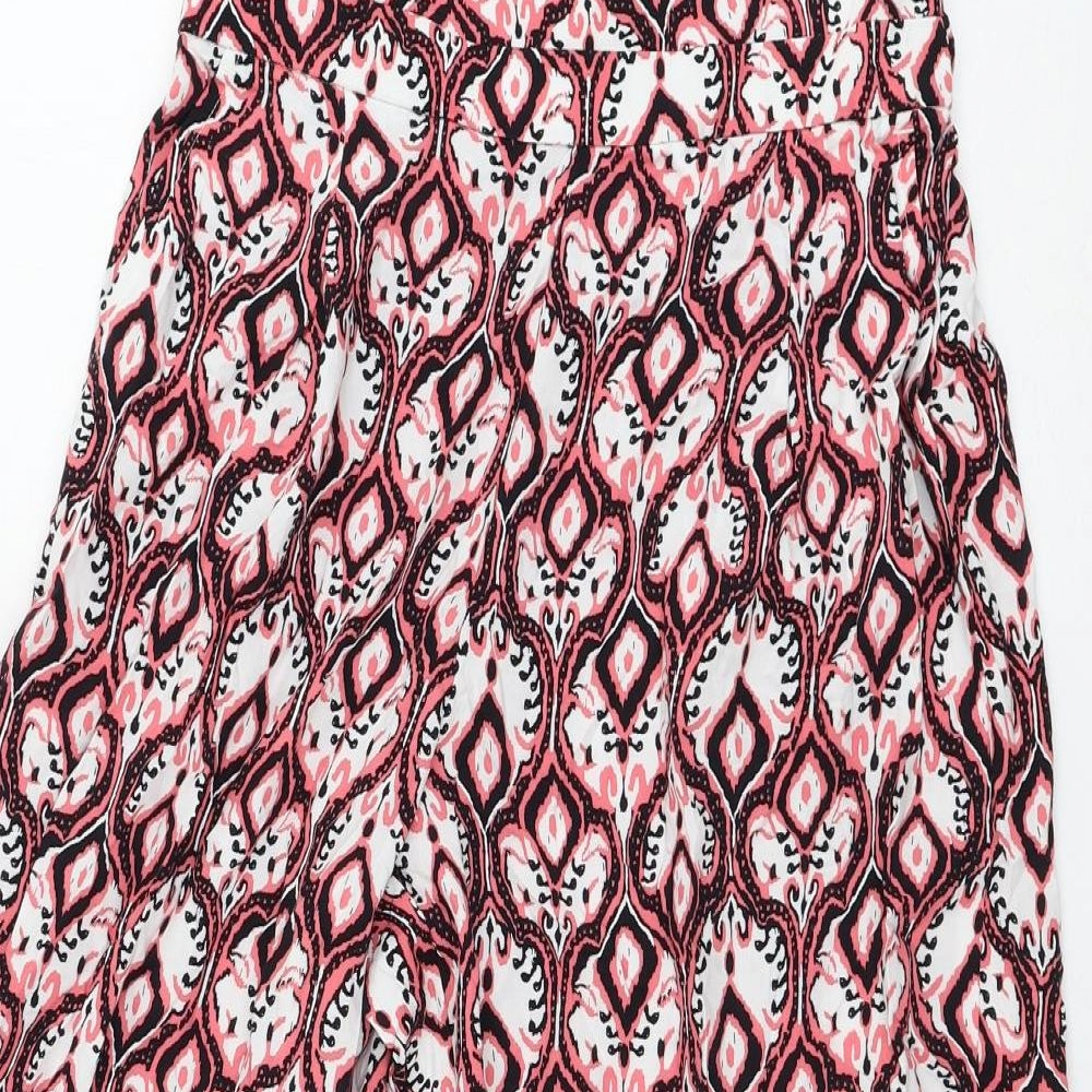 Womens UK Size 8 Marks and Spencer Regular Fit  Pink Trousers