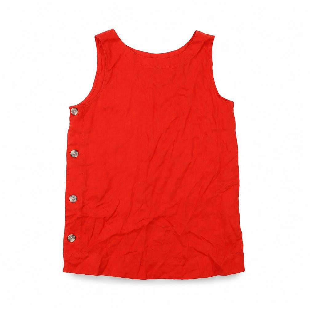Womens UK Size 6 Marks and Spencer Red Basic Tank