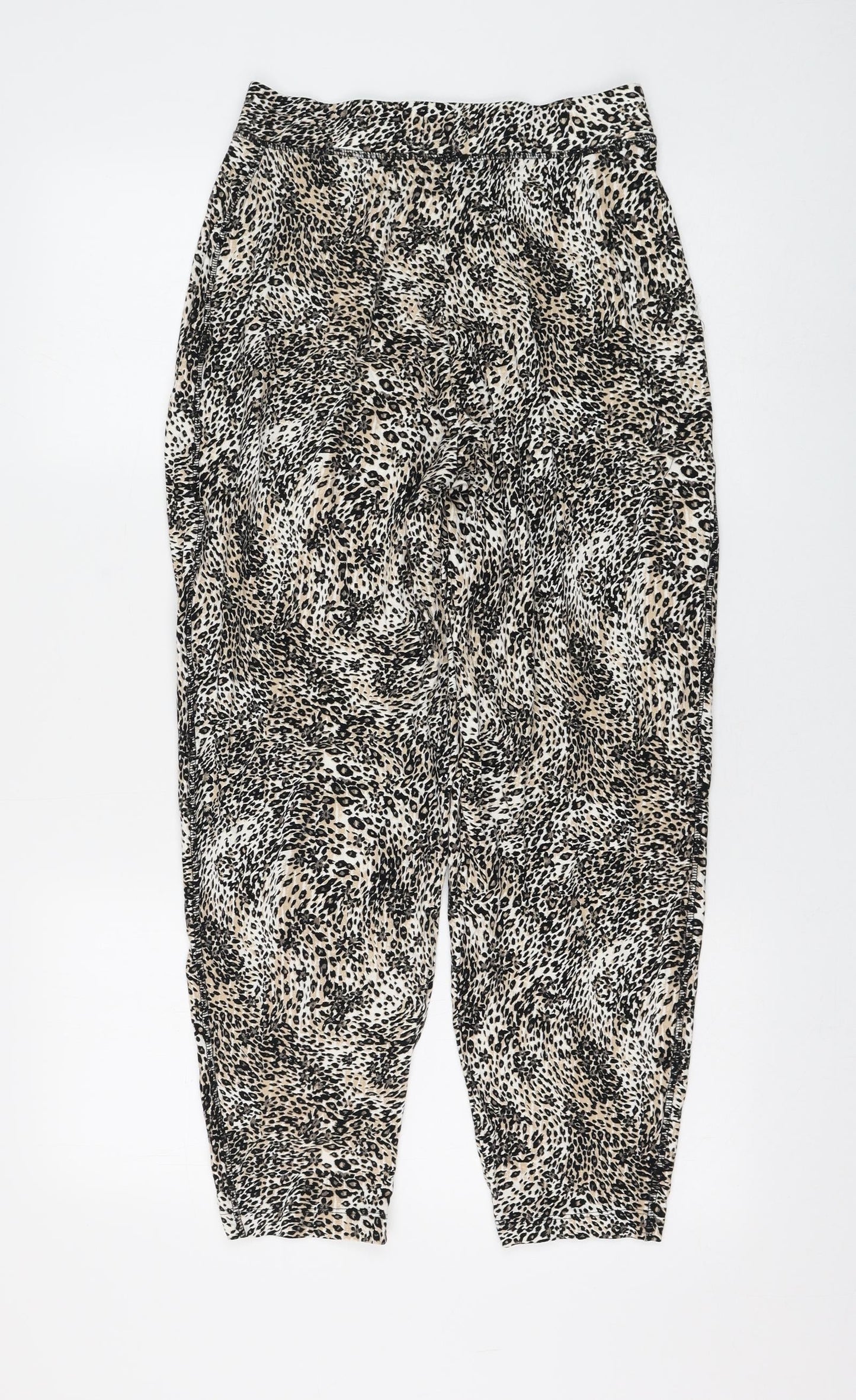 Womens UK Size 8 Marks and Spencer Regular Fit Jogger Beige Trousers