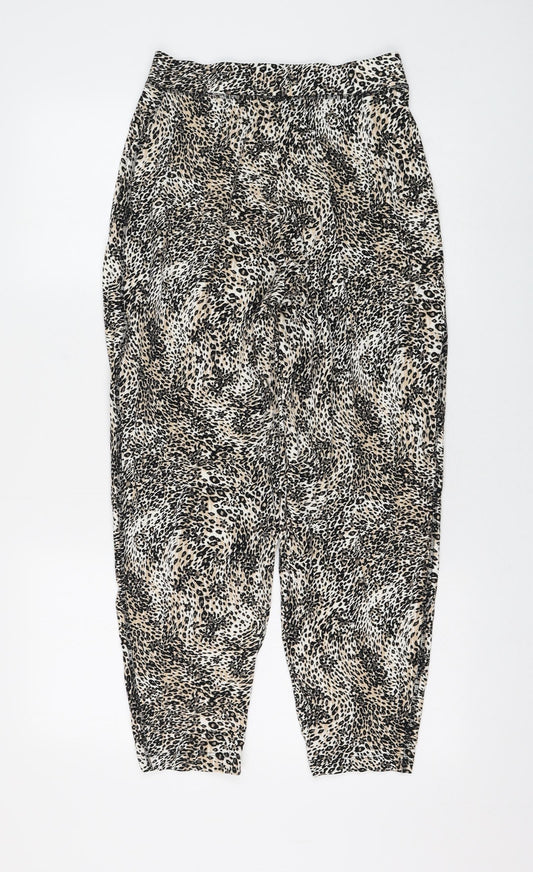 Womens UK Size 8 Marks and Spencer Regular Fit Jogger Beige Trousers