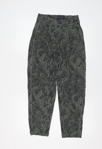 Womens UK Size 6 Marks and Spencer Regular Fit Jogger Green Trousers