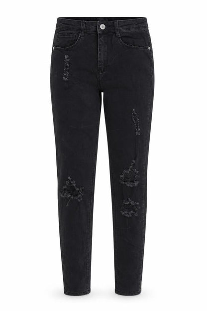 Womens UK Size 8 Missguided Regular Fit Skinny Black Jeans