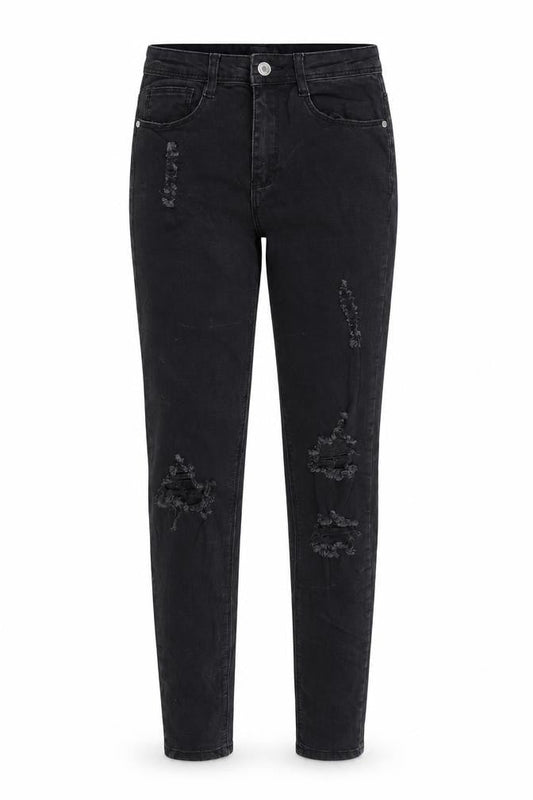 Womens UK Size 8 Missguided Regular Fit Skinny Black Jeans