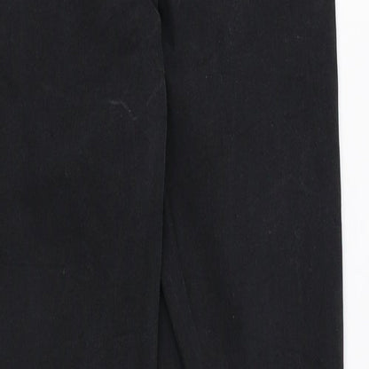 Missguided Womens Black Cotton Skinny Jeans Size 8 L28 in Regular Zip