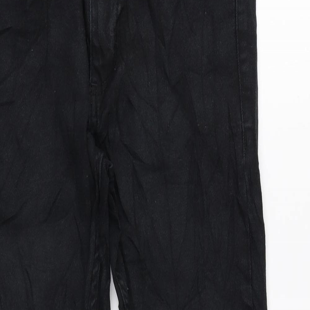 Denim & Co. Womens Black Cotton Skinny Jeans Size 28 in L30 in Regular Zip