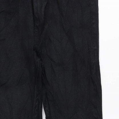 Denim & Co. Womens Black Cotton Skinny Jeans Size 28 in L30 in Regular Zip