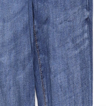 Womens UK Size 26 in H&M Regular Fit Skinny Blue Jeans