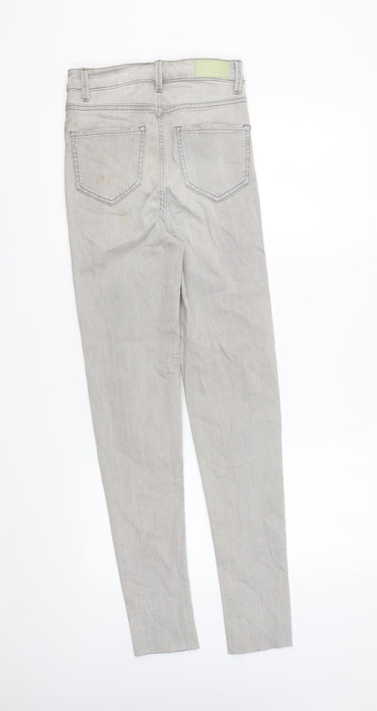 Womens UK Size 6 Marks and Spencer Regular Fit Skinny Grey Jeans
