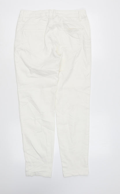 Womens UK Size 10 Yes Yes Regular Fit Skinny White Jeans