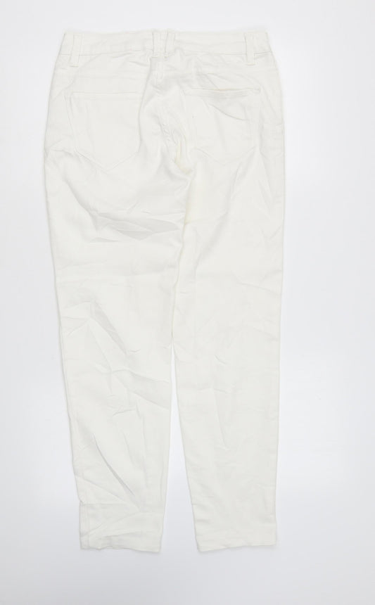 Womens UK Size 10 Yes Yes Regular Fit Skinny White Jeans