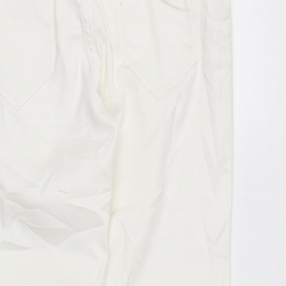 Womens UK Size 10 Yes Yes Regular Fit Skinny White Jeans