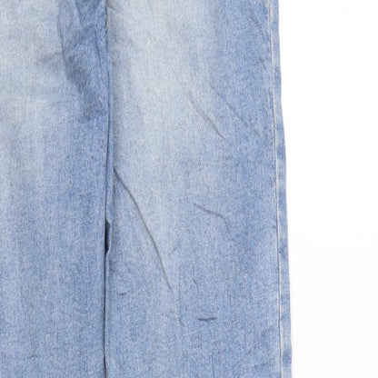 Dotti Womens Blue Cotton Skinny Jeans Size 8 L29 in Regular Zip