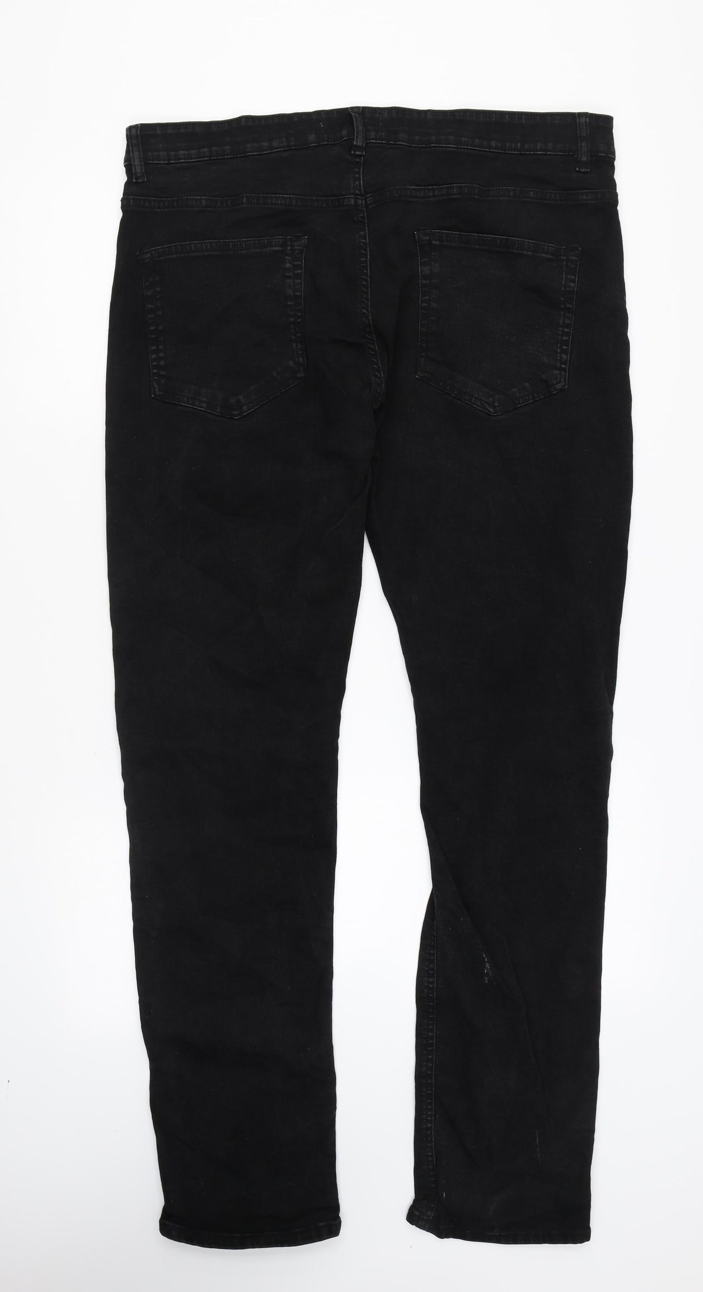 Womens UK Size 36 in Easy Regular Fit Skinny Black Jeans