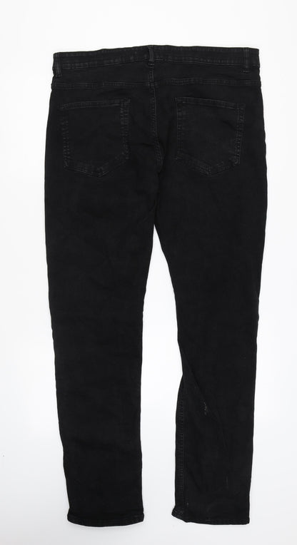 Womens UK Size 36 in Easy Regular Fit Skinny Black Jeans