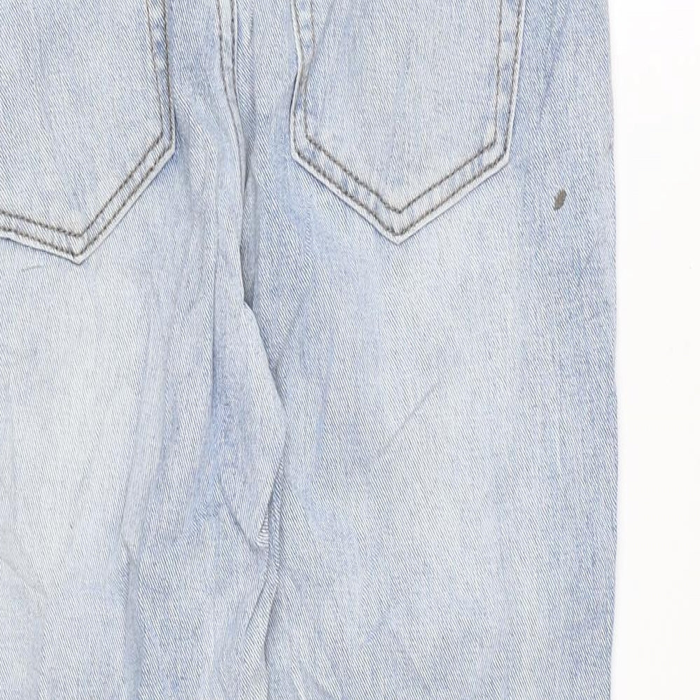 Womens UK Size 8 Preworn Regular Fit Skinny Blue Jeans