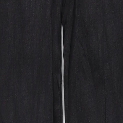 Miss Selfridge Womens Black Cotton Skinny Jeans Size 6 L26 in Regular Zip