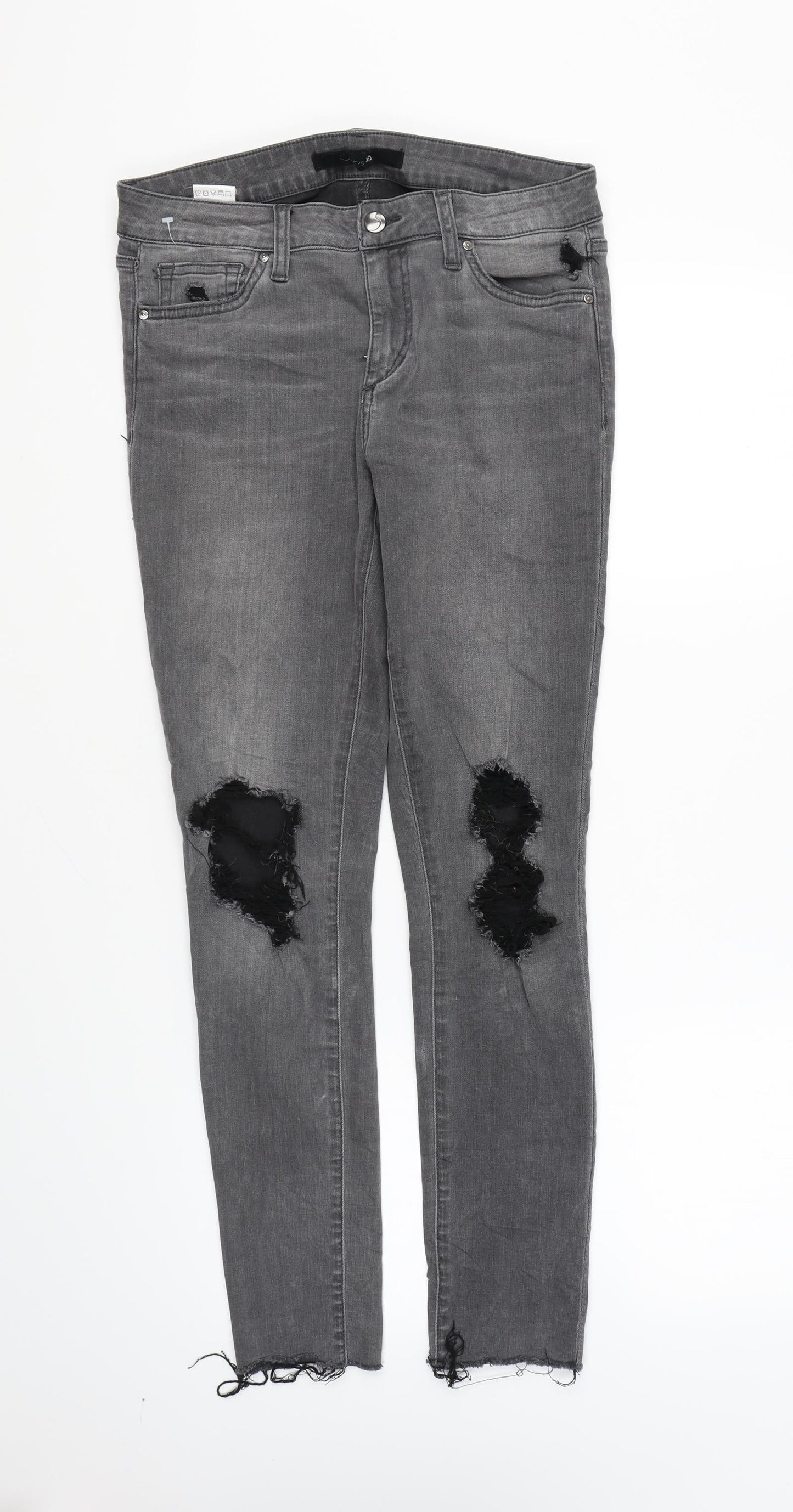 Joe's Mens Grey Cotton Skinny Jeans Size 28 in L27 in Regular Zip