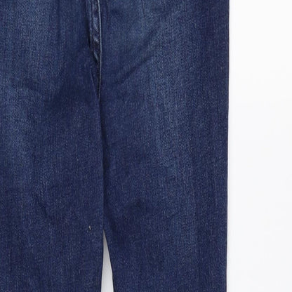 Quiz Womens Blue Cotton Skinny Jeans Size 6 L27 in Regular Zip