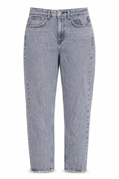 Womens UK Size 25 in Topshop Regular Fit Mom Blue Jeans