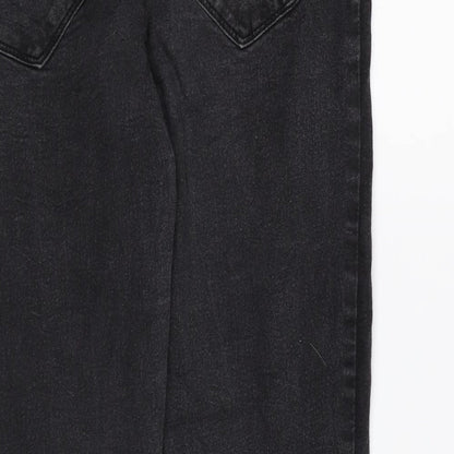 Denim & Co. Womens Black Cotton Skinny Jeans Size 12 L29 in Regular