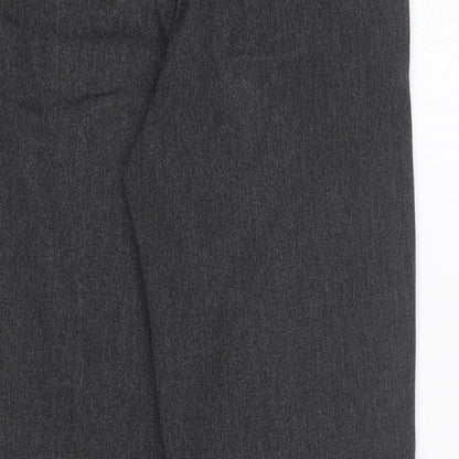 George Boys Grey Polyester Dress Pants Trousers Size 8-9 Years Regular Zip