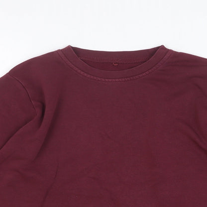 George Boys Brown Cotton Pullover Sweatshirt Size 9-10 Years