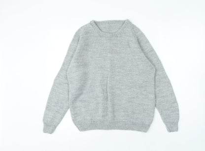 Womens UK Size S Preworn Grey Pullover Jumper