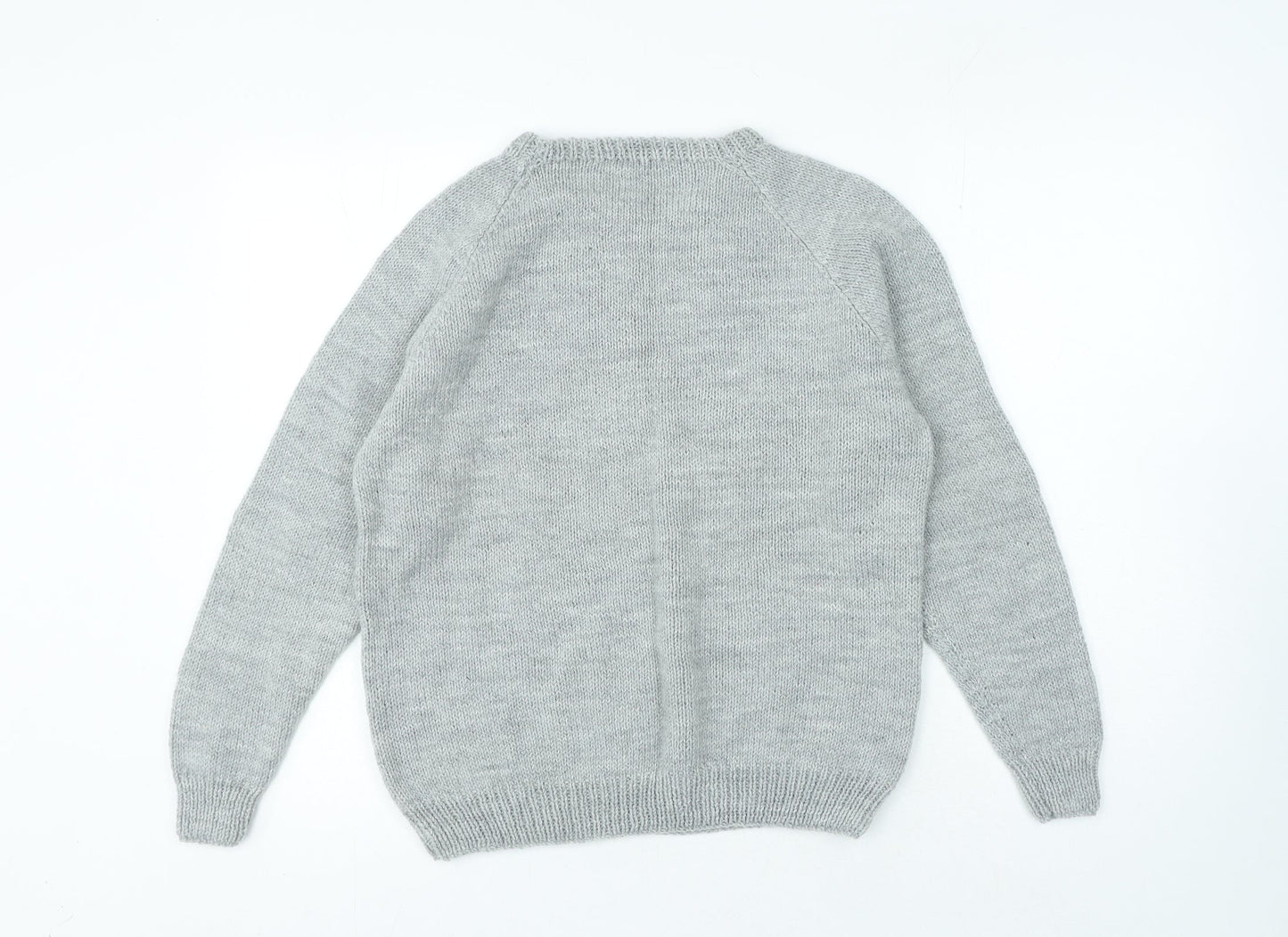 Womens UK Size S Preworn Grey Pullover Jumper