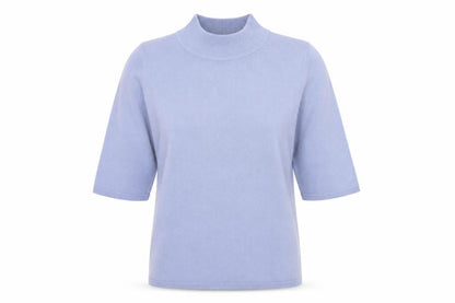 Womens UK Size 8 Originals Blue Basic T-Shirt