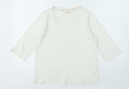 Womens UK Size 12 Monsoon White Pullover Jumper