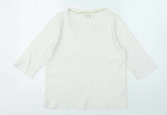 Womens UK Size 12 Monsoon White Pullover Jumper