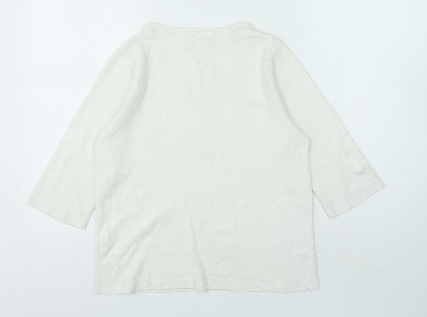 Womens UK Size 12 Monsoon White Pullover Jumper