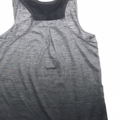 F&F Girls Black Polyester Basic Tank Size 7-8 Years Crew Neck Pullover