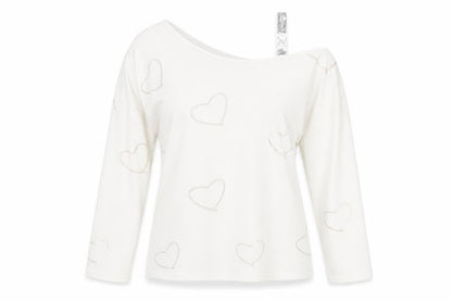 Womens UK Size M Sheilay White Basic T-Shirt