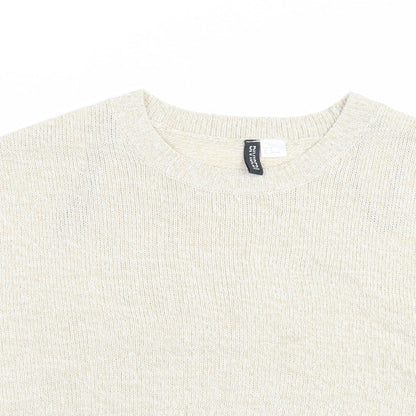 Womens UK Size M H&M Beige Pullover Jumper