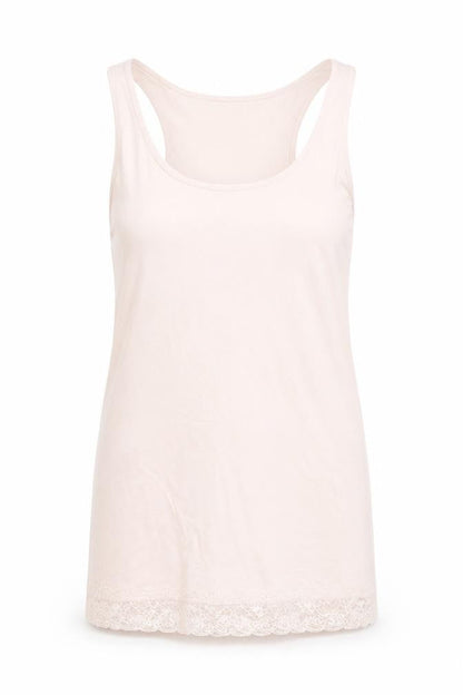 Womens UK Size M H&M Pink Basic Tank