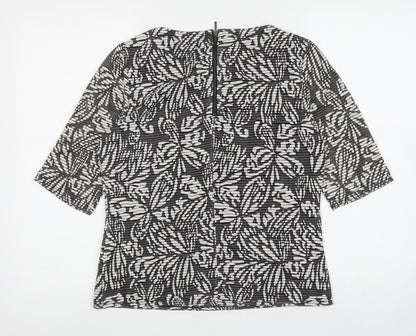 Womens UK Size 12 Principles Black Basic Blouse