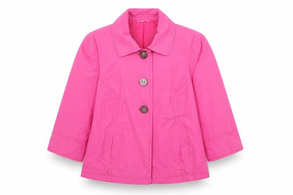 Marks & Spencer Womens Pink Jacket Size 14 Button