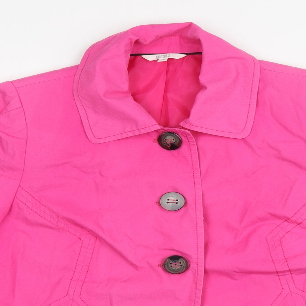 Womens UK Size 14 Marks and Spencer Pink Jacket