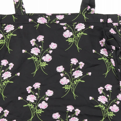 Womens UK Size 10 Warehouse Black Basic Blouse