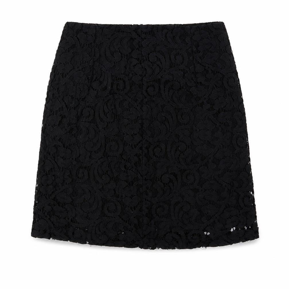 Womens UK Size 4 Mango Mini Lace Skirt