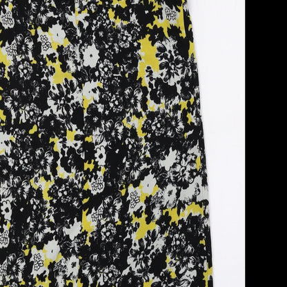 Atmosphere Womens Multicoloured Floral Polyester Shift Size 12 Boat Neck Zip