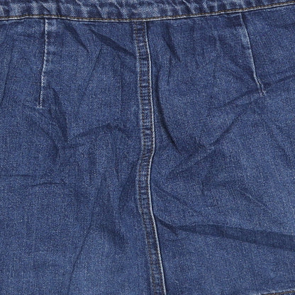 Womens UK Size 26 in Topshop A-Line Denim Skirt