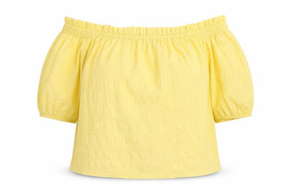Womens UK Size 18 George Yellow Basic Blouse