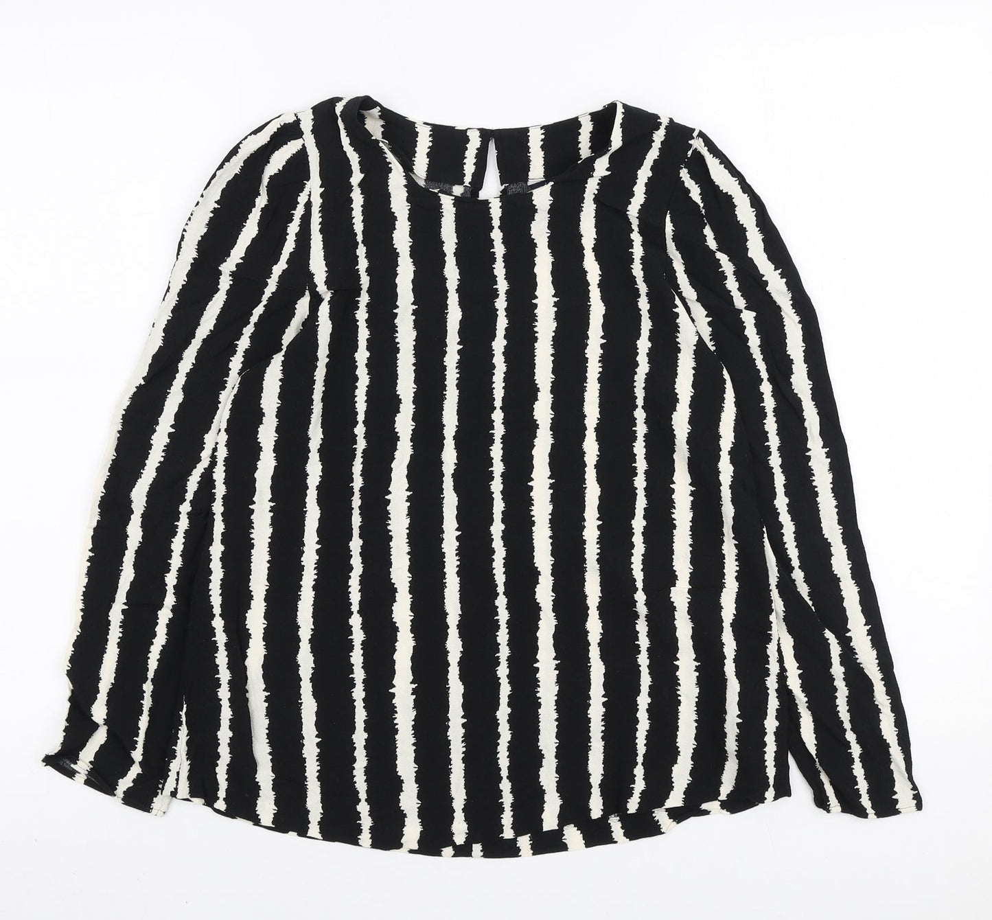 Womens UK Size 8 Marks and Spencer Black Basic Blouse