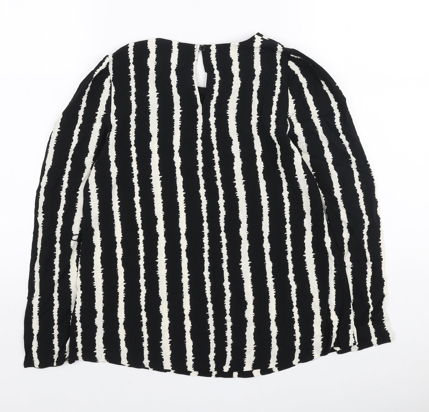 Womens UK Size 8 Marks and Spencer Black Basic Blouse