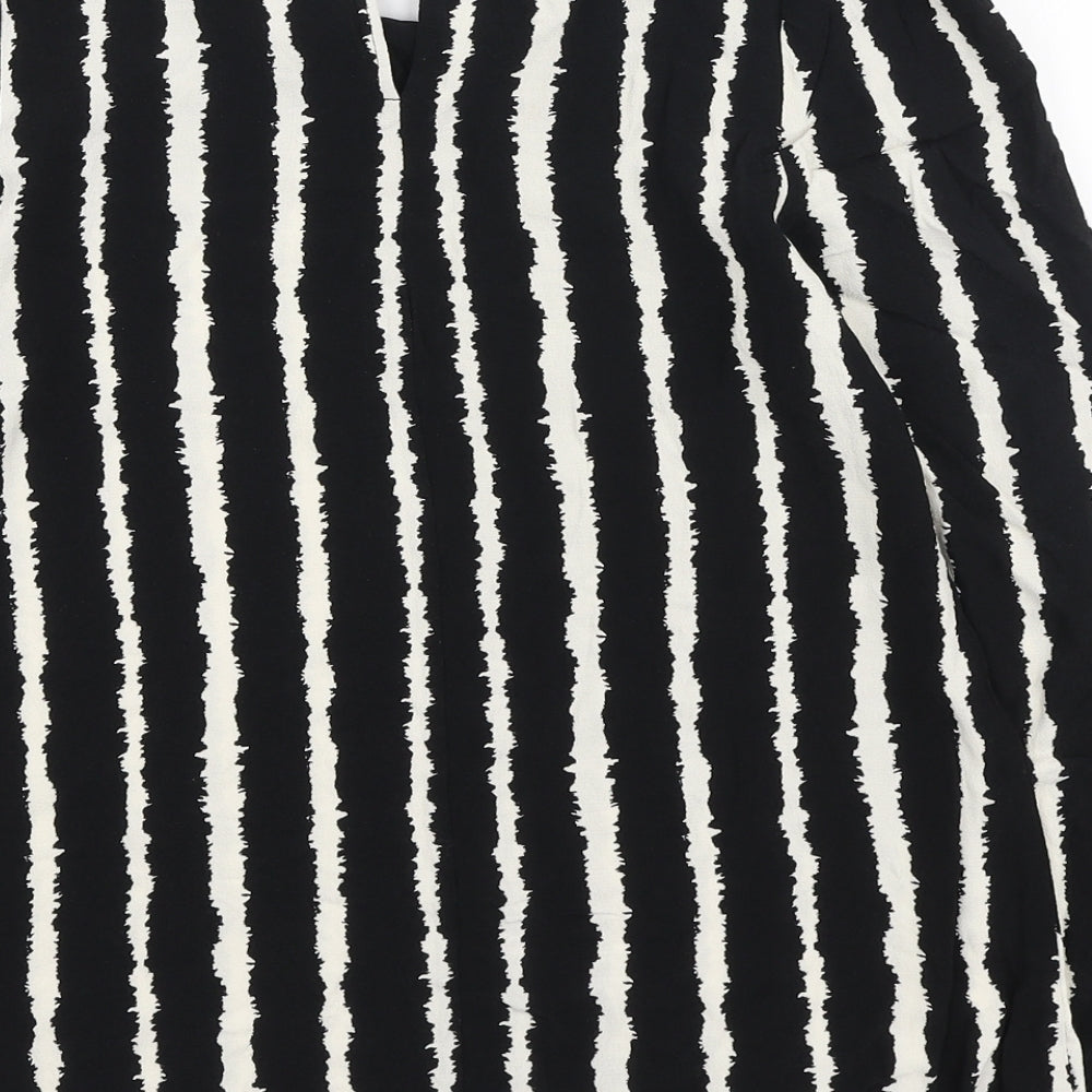 Womens UK Size 8 Marks and Spencer Black Basic Blouse