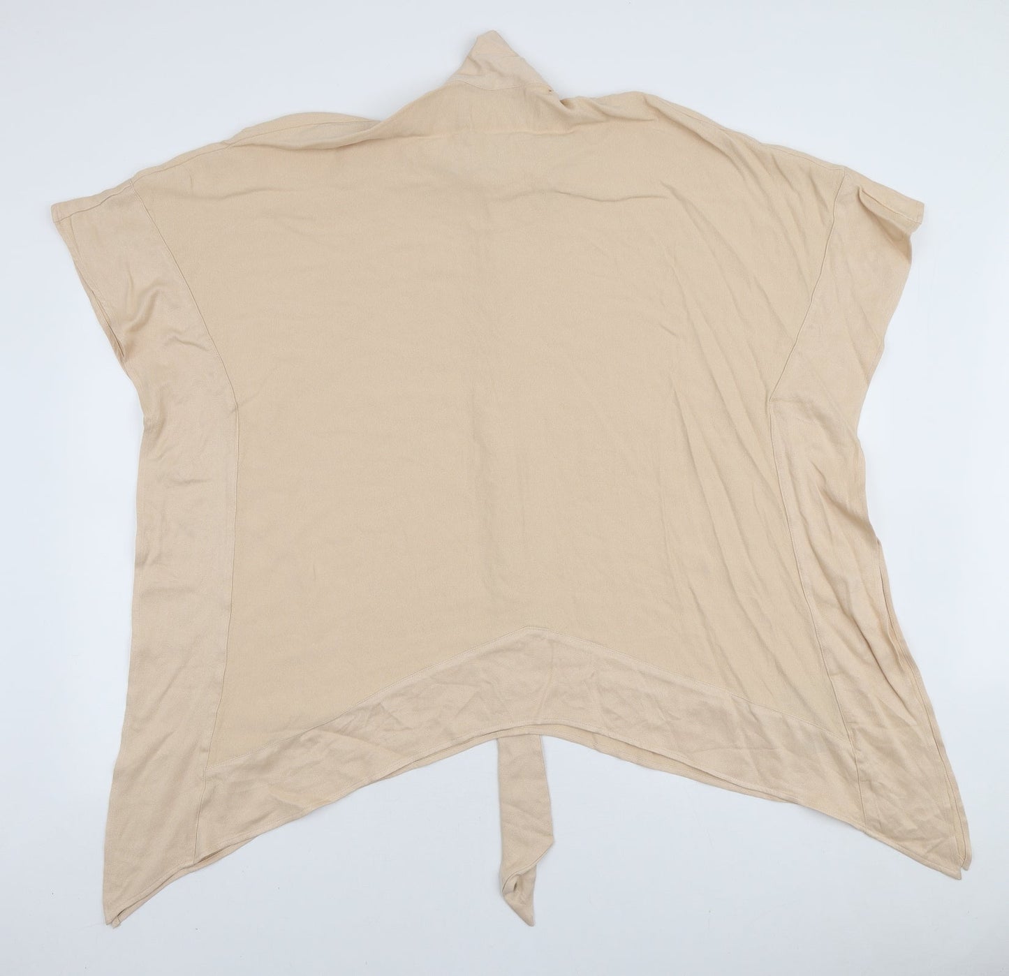 Womens UK Size XS H&M Beige Tunic Blouse