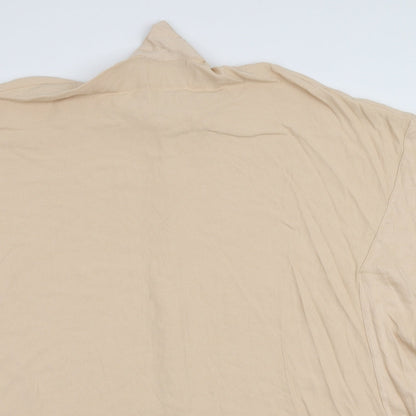 Womens UK Size XS H&M Beige Tunic Blouse