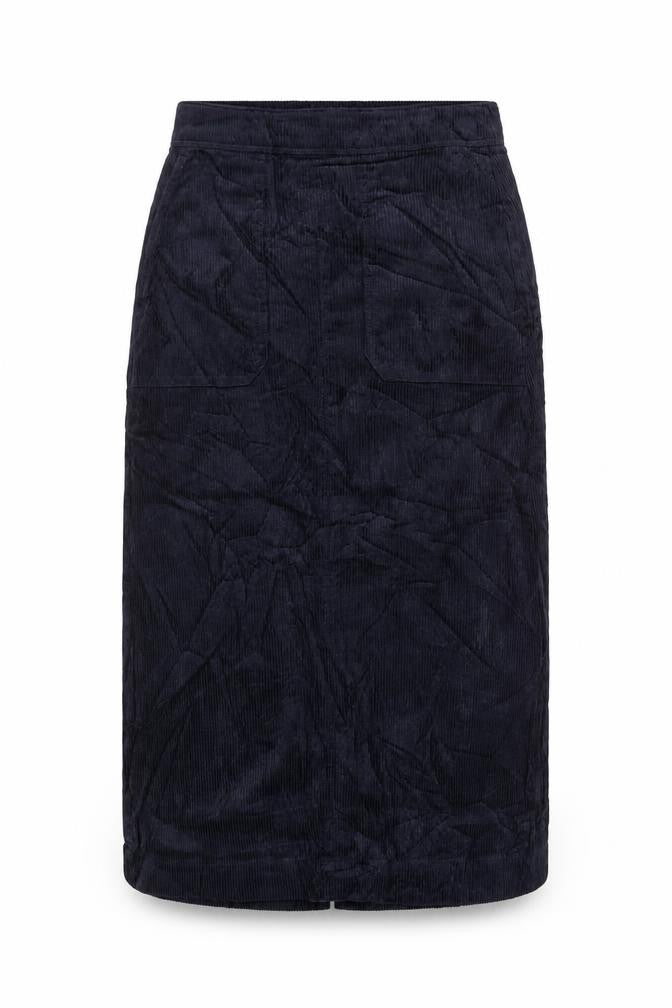 Womens UK Size 6 Marks and Spencer Straight & Pencil Corduroy Skirt